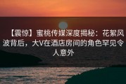 【震惊】蜜桃传媒深度揭秘：花絮风波背后，大V在酒店房间的角色罕见令人意外