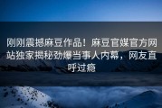 刚刚震撼麻豆作品！麻豆官媒官方网站独家揭秘劲爆当事人内幕，网友直呼过瘾